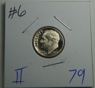 1979 S Proof Roosevelt Dime Type 2