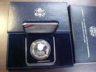 1997 National Law Enforcement Memorial Proof Silver Dollar Coin