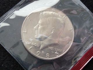 1985 - D Kennedy Half Dollar From Us Set In Cello B - 10 - 19