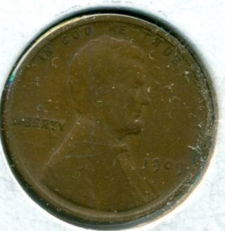 1909 - P Lincoln Cent,  Very Good,  Great Price