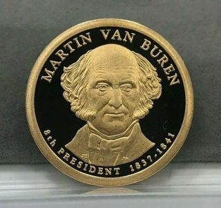 2008 - S Martin Van Buren United States Proof Presidential $1 Proof Coin