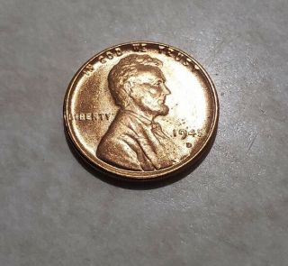 1945 D Lincoln Wheat Cent Penny Gem Bu Uncirculated