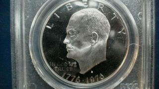 1976 S TYPE 2 Eisenhower Dollar PCGS PR69 DCAM GEM IKE $1 COIN Start At 99 Cents 2