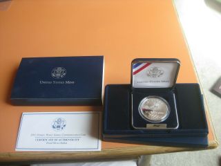 2002 - P Salt Lake City Olympics Gem Cameo Proof Silver Dollar Box