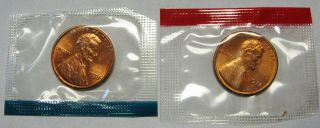 1978 - P And 1978 - D Ch Bu Lincoln Cents In Cello Packs Dutch