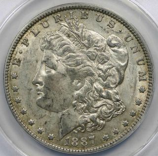 1887 - O Morgan Dollar $1 XF EF 45 ANACS 3