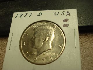 1971 D - American Half Dollar - Usa 50 Cents
