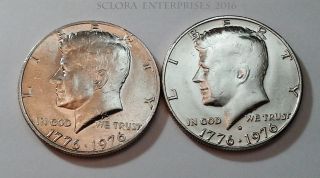 1976 P & D Kennedy Half Dollar Set (2 Coins)