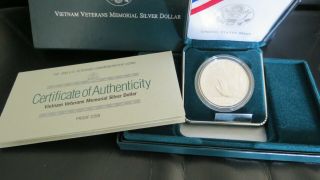 Proof 1994 - P Vietnam Veterans Memorial Commemorative 90 Silver Dollar