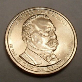 2012 P Grover Cleveland 2nd Term Presidential Dollar Coin