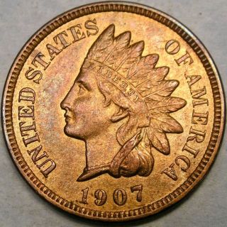 1907 Indian Penny Scarce Snow 29 Rpd—dbay Bucks Bonanza@dimo_n_dom’s