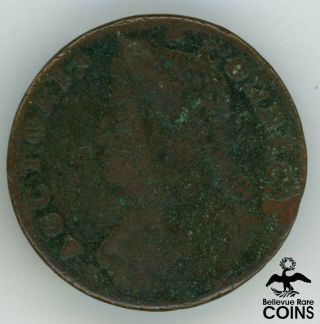 1787 United States Pre - Federal Connecticut Copper Draped Bust Facing Left Km 8