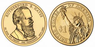Rutherford B Hayes President Coin 2011 " D " Uncirculated