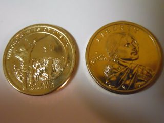5 Coin Set 2015 3D & 2P Sacagawea/Native American Dollar,  $1 Mohawk Iron Workers 3