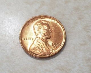 1954 D Lincoln Wheat Cent Penny Gem Bu Uncirculated