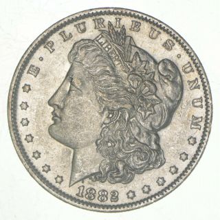 Au/unc - 1882 - O Morgan Silver Dollar $1.  00 355