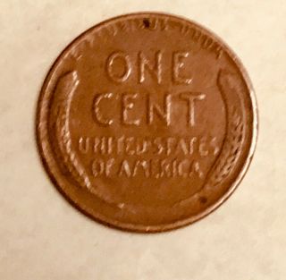 Rare US Unmarked 1944 Lincoln Wheat Penny Collectable 3