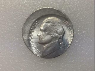 1989 P Us Error Nickel,  15 Off Center,  Coin