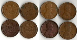 1916 - 17 - 18 - 19 Hundred Years Old Cents