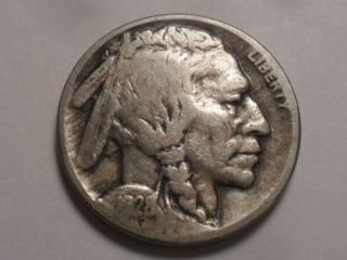 1928 - S Indian Head Buffalo Nickel Low Mintage 6,  936,  000