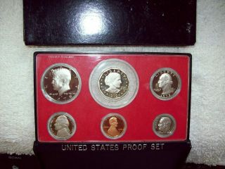 1979 Proof Set Type 2 Susan B.  Anthony Dollar Clear S