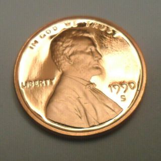 1990 S Lincoln Memorial Proof Cent / Penny Sds