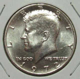 1972 P Kennedy Half Dollar In Bu