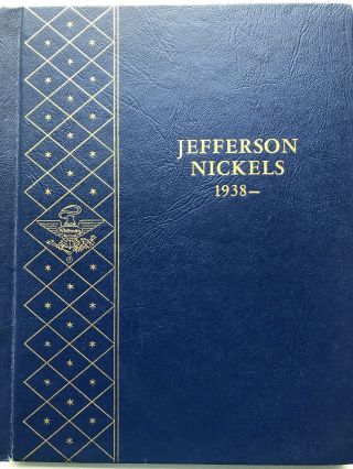 1938 - 1964 Jefferson Nickel Complete Set 72 Coins Includes Silver 5 Cent & 1950 - D