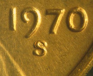 1970 - S Lincoln Cent With Rpm - 002