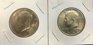Kennedy Half Dollars 1971&1972 - D