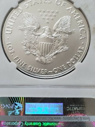 One Ounce Us.  999 Silverp Try Dollar Signed By 11 Th Chief Eng.  El.  Jones Ms70