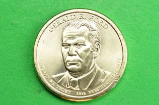 2016 - P Bu State (gerald R Ford) Us Presidential One Dollar Coin