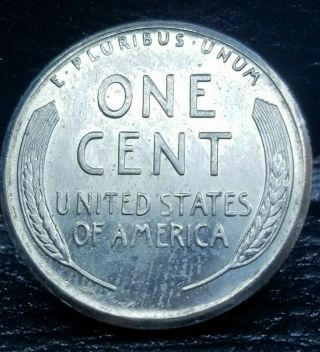 1943 - S Steel Wheat Penny Cent - 