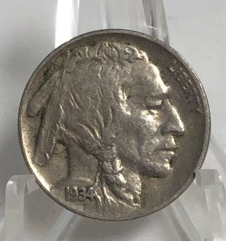 1934 Indian Head Buffalo Five Cent Nickel Coin