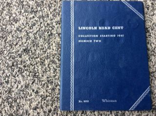 Lincoln Head Cent Starting 1941 Number Two Book
