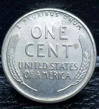 1943 Steel Wheat Penny Cent - 