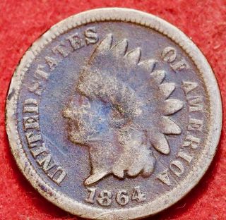 1864 Civil War Era Indian Head Cent