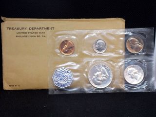 1957 " P " U.  S.  Proof Set United States East Coast Coin & Collectables,  Inc.