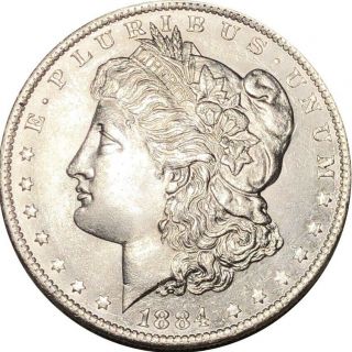 1884 - O Morgan Silver Dollar Near Gem Bu,  Orleans Pretty Coin Eye Catcher