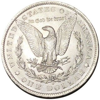1884 - O Morgan Silver Dollar NEAR GEM BU,  Orleans Pretty Coin EYE CATCHER 2