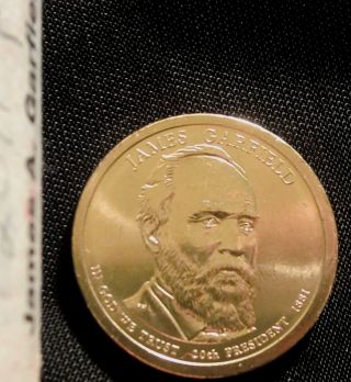 2011 - P $1 James Garfield Presidential Dollar Bu