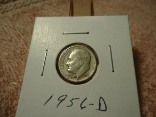 1956 D // Roosevelt Dime // Added Items Ship // A - 25