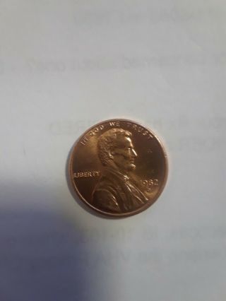1982 D Large Date Copper Penny Bu Red