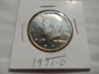 1971 - D Kennedy Half Dollar Circulated - Perfect For Coin Books
