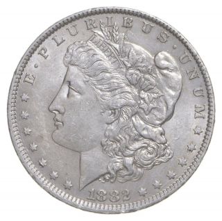Au/unc - 1882 - O Morgan Silver Dollar $1.  00 776