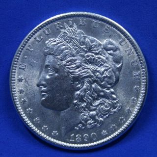 1890 P Morgan Silver Dollar - - Uncirculated (1 - 4)