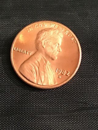 1982 D Lincoln Penny - Large Date - Zinc - Bu From Roll - 15 Off 5,