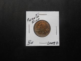 2009 D Puerto Rico Territorial Quarter Bu From Roll (1 Coin)