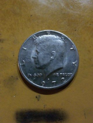 1972 D Kennedy Half Dollar Circulated,  Coin