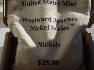 2005 P American Bison Westward Journey 5c $25 Bag